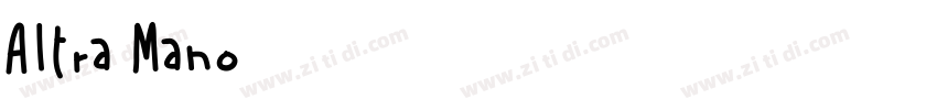 Altra Mano字体转换
